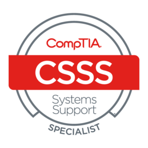 CompTIA Systems Support Specialist (CSSS) badge